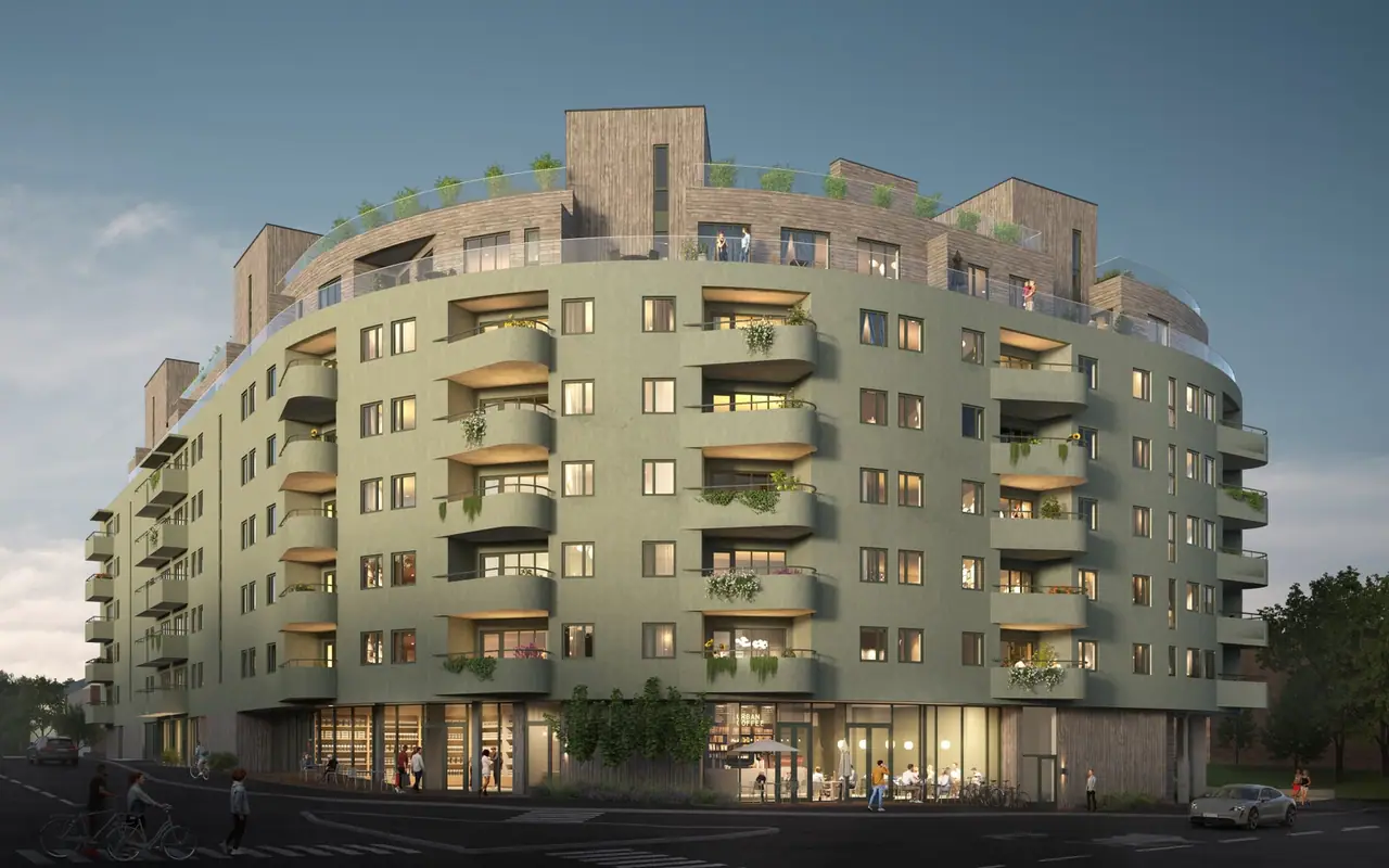 New commercial premises at Kirkeveien/Ullevålsveien